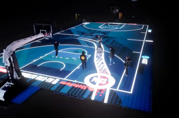 The NBA Experiments With A State Of The Art LED Court During 2024’s All-Star Weekend: